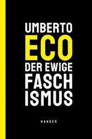 Cover for Eco · Der ewige Faschismus (Bog)