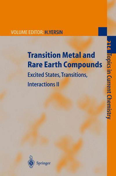 Cover for H Yersin · Transition Metal and Rare Earth Compounds: Excited States, Transitions, Interactions II - Topics in Current Chemistry (Gebundenes Buch) [2001 edition] (2001)