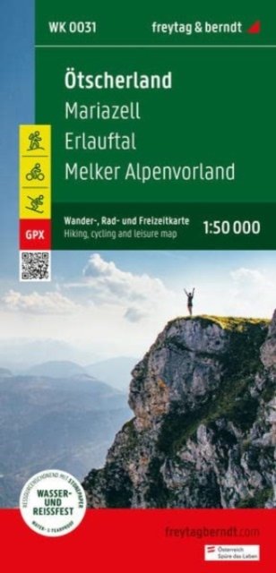 Cover for Otscherland, hiking, cycling and leisure map 1:50,000, freytag &amp; berndt, WK 0031 (Landkarten) (2022)