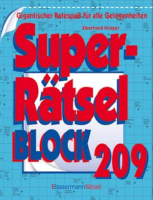 Cover for Eberhard Krüger · Superrätselblock 209 (5 Exemplare à 4,99 €) (Buch) (2024)