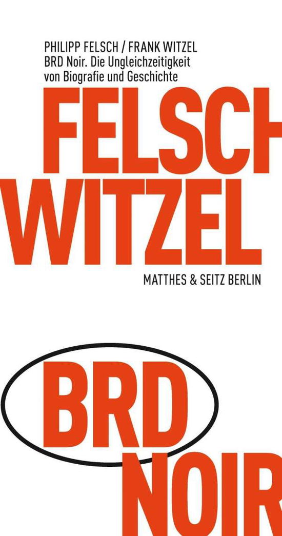 Cover for Witzel · BRD Noir (Book)