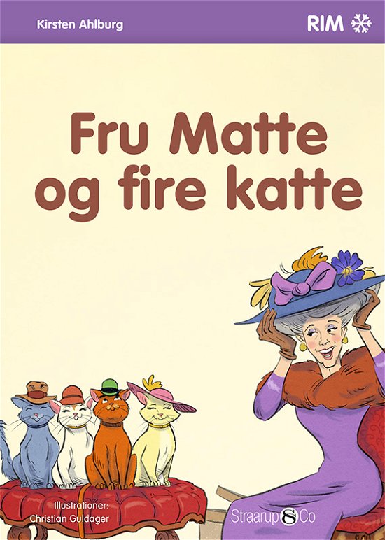 Cover for Kirsten Ahlburg · Rim: Fru Matte og fire katte (Hardcover Book) [1st edition] (2019)