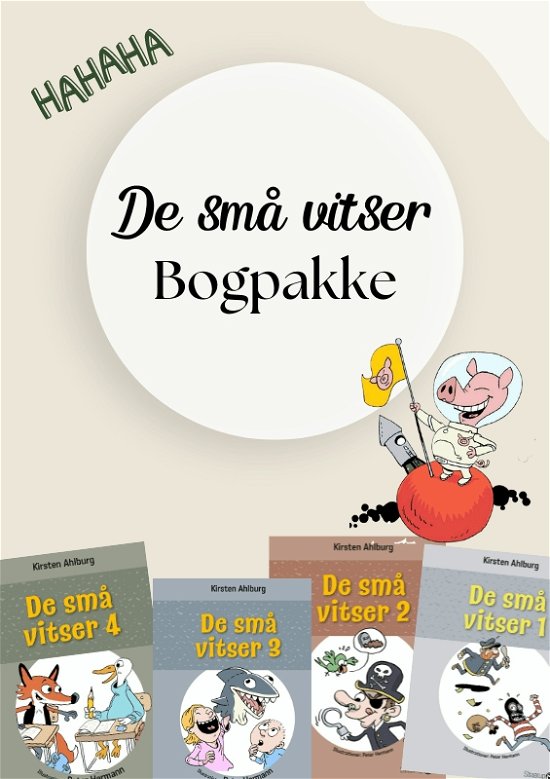 Cover for Kirsten Ahlburg · De små vitser Bogpakke (Hardcover Book) [1.º edición] (2023)