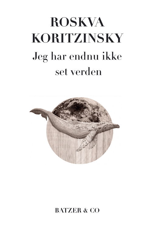 Cover for Roskva Koritzinsky · Jeg har endnu ikke set verden (Sewn Spine Book) [1º edição] (2018)