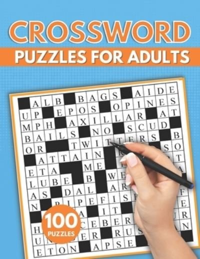 Cover for Puzzle Mania · Crossword Puzzles for Adults: Easy to Read, Medium Level &amp; Large Print Crossword Puzzles: - Challenging Crossword Puzzles for Seniors (Paperback Bog) (2021)