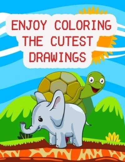 Cover for Nidai Andropova · Enjoy Coloring the Cutest Drawings (Paperback Book) (2021)