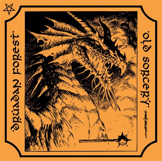 Cover for Druadan Forest / Old Sorcery · Split (Orange Vinyl) (LP) (2021)
