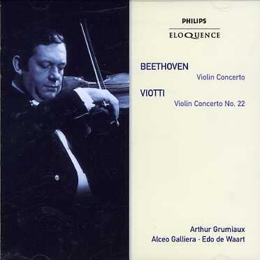 Cover for Beethoven / Viotti / Grumiaux / Cgb / De Waart · Violin Concerto / Violin Concerto 22 (CD) (2007)
