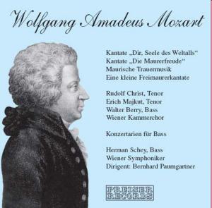 Cover for Mozart / Christ / Schey / Vco / Vso / Paumgartner · Freimaurermusik (CD) (2011)