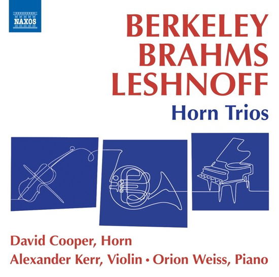 Cover for David Cooper · Berkeley / Brahms / Leshnoff: Horn Trios (CD) (2023)