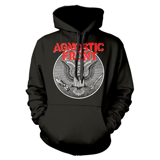 Cover for Agnostic Front · Against All Eagle (Hoodie) [size XL] [Black edition] (2018)