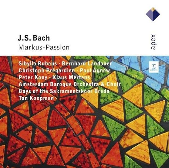Cover for Koopman Ton · Bach: Markus-passion (Reconstr (CD) (2017)