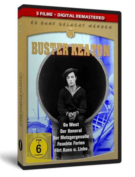 Cover for Buster Keaton · Go  West / General / Der Metzgergeselle / Feuchte Ferien (DVD) (2015)
