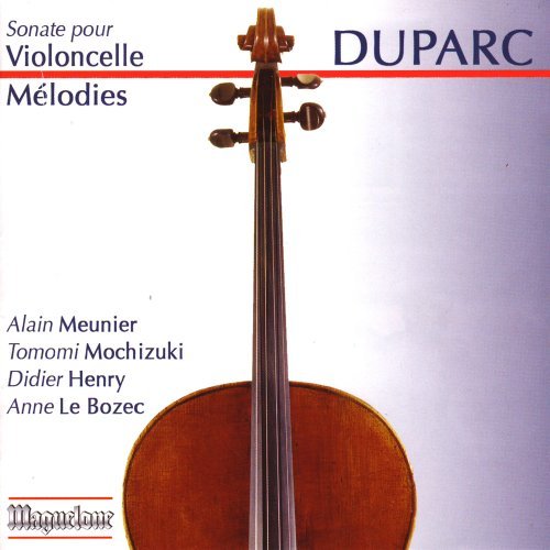 Cover for H. Duparc · Sonate Pour Violoncelle (CD) (2010)