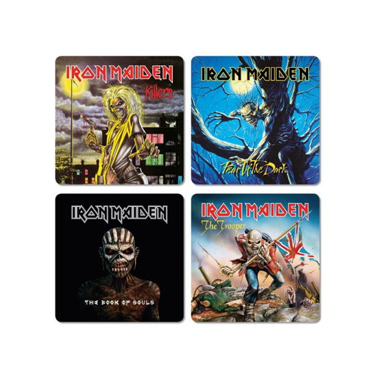 Iron Maiden Untersetzer Pack (4) - Iron Maiden - Mercancía - IRON MAIDEN - 4039103996770 - 24 de septiembre de 2019