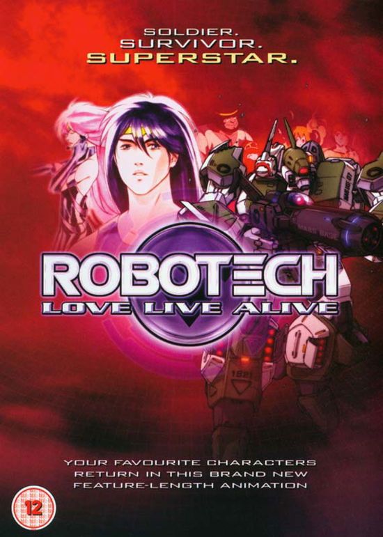 Cover for Robotech Love Live Alive · Region 2 (DVD) (2017)