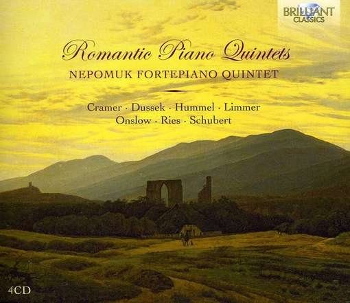Cover for Nepomuk Fortepiano Quintet · Romantic Piano Quintets Brilliant Klassisk (CD) [Box set] (2012)