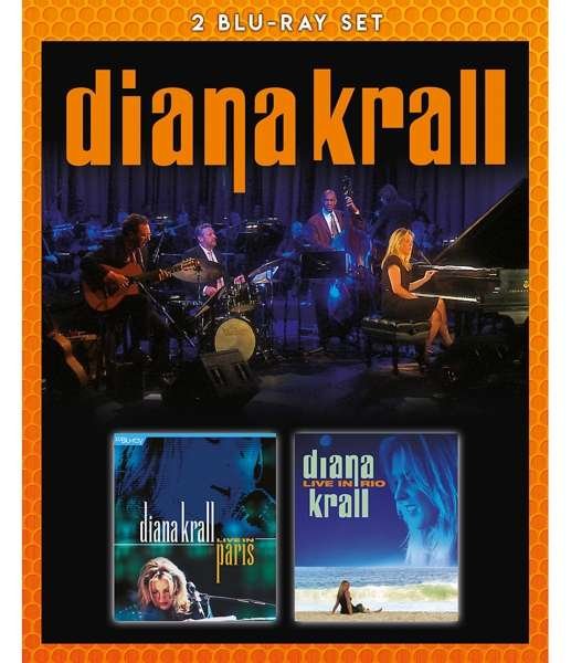 Cover for Diana Krall · Live In Paris &amp; Live In Rio (Blu-ray) (2018)