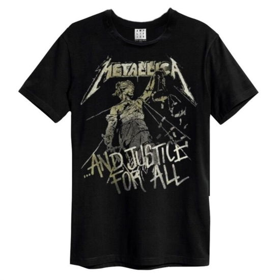 Metallica And Justice For All Amplified Vintage Black Small T Shirt - Metallica - Merchandise - AMPLIFIED - 5054488305770 - 1. Dezember 2023