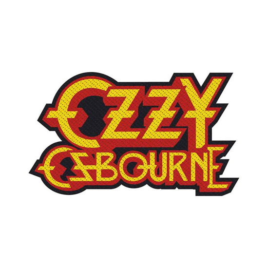 Ozzy Osbourne Standard Woven Patch: Logo Cut-Out - Ozzy Osbourne - Merchandise - PHD - 5055339792770 - 19. August 2019