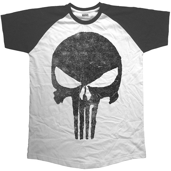 Cover for Marvel Comics · Marvel: Jagged Skull (T-Shirt Unisex Tg. M) (Klær) [size M] [Black,White - Mens edition]