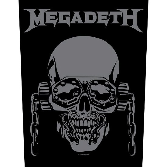 Cover for Megadeth · Megadeth Back Patch: Vic Rattlehead (MERCH)