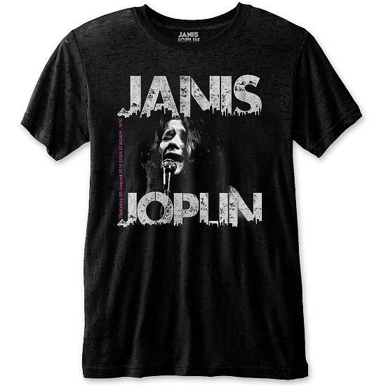 Cover for Janis Joplin · Janis Joplin Unisex T-Shirt: Shea '70 (Eco-Friendly) (T-shirt) [size S] [Black - Unisex edition]