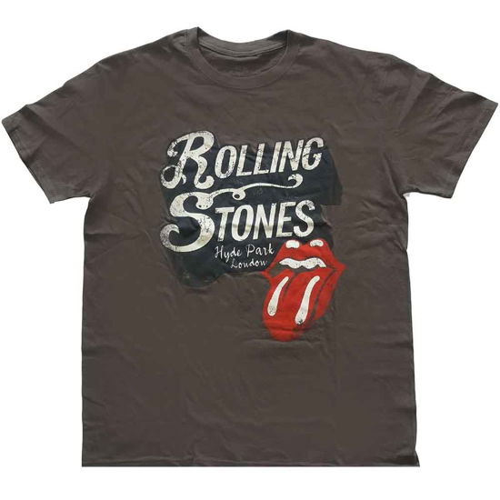 The Rolling Stones Unisex T-Shirt: Hyde Park - The Rolling Stones - Koopwaar -  - 5056368683770 - 