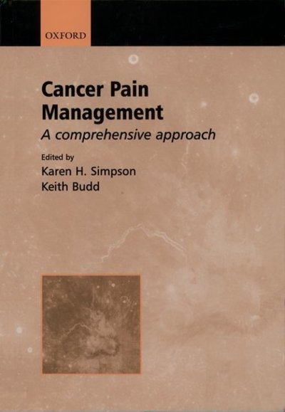 Cover for Simpson · Cancer Pain Management: A Comprehensive Approach (Hardcover Book) (2001)