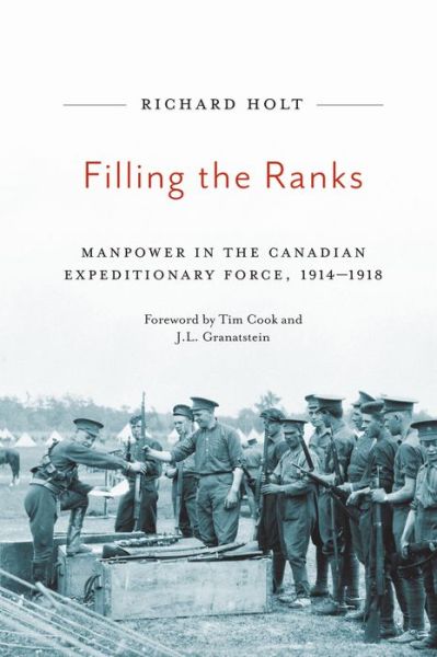 Cover for Richard Holt · Filling the Ranks: Manpower in the Canadian Expeditionary Force, 1914-1918 - Carleton Library Series (Hardcover Book) (2017)