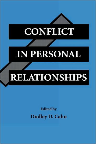 Cover for Cahn · Conflict in Personal Relationships - Routledge Communication Series (Hardcover Book) (1994)