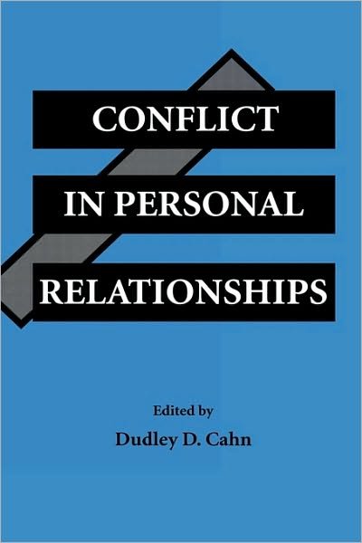 Cover for Cahn · Conflict in Personal Relationships - Routledge Communication Series (Inbunden Bok) (1994)