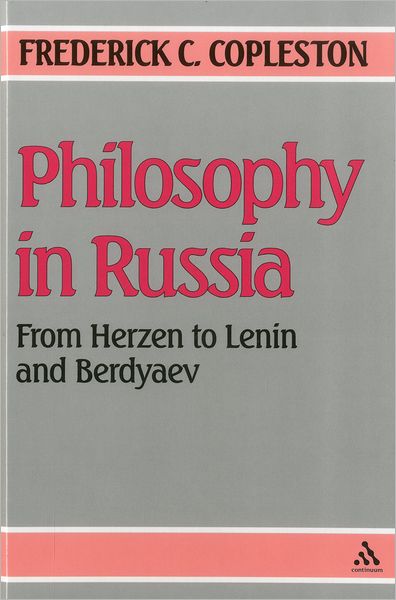 Cover for Frederick Copleston · Philosophy in Russia: From Herzen to Lenin and Berdyaev (Hardcover Book) (1999)