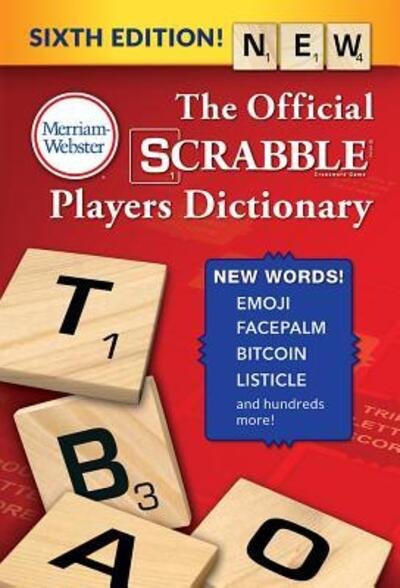 Cover for Merriam-Webster · The Official Scrabble Players Dictionary, Sixth Ed.  2018 Copyright (Paperback Book) (2018)
