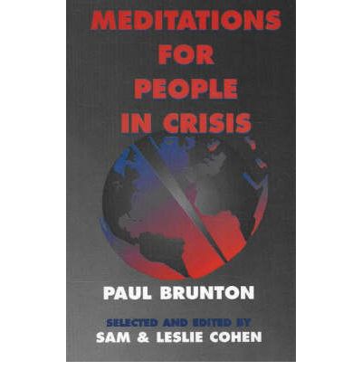 Cover for Paul Brunton · Meditations for People in Crisis (Taschenbuch) (1996)