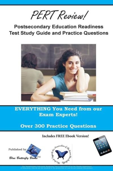 Cover for Blue Butterfly Books · Pert Review!   Postsecondary Education Readiness Test Study Guide and Practice Questions (Paperback Book) (2014)