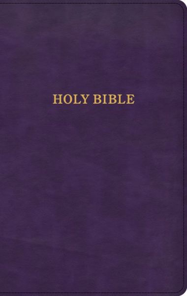 Cover for Holman Bible Publishers · KJV Thinline Reference Bible, Purple LeatherTouch (Lederbuch) (2022)