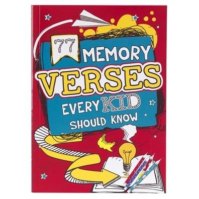Cover for Christian Art Gifts · 77 Memory Verses Every Kid Should Know (Paperback Bog) (2019)