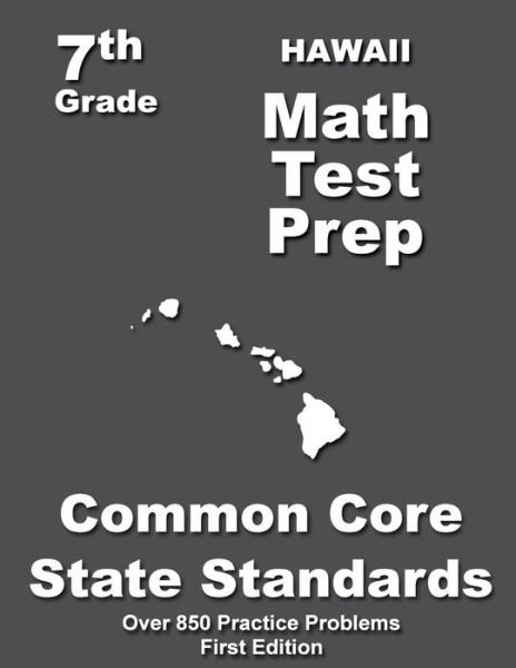 Cover for Teachers\' Treasures · Hawaii 7th Grade Math Test Prep: Common Core Learning Standards (Pocketbok) (2015)
