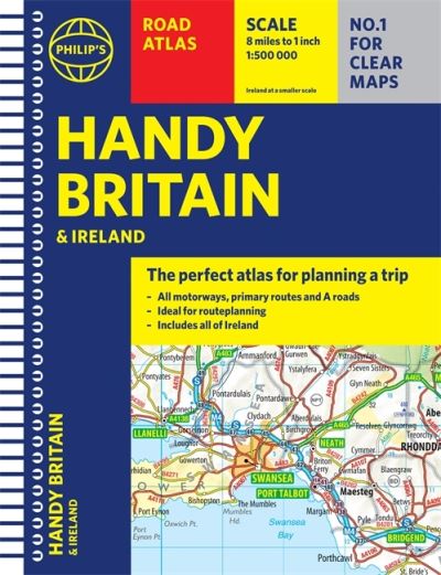 Philip's Handy Road Atlas Britain: (Spiral A5) - Philip's Road Atlases - Philip's Maps - Books - Octopus Publishing Group - 9781849075770 - October 14, 2021