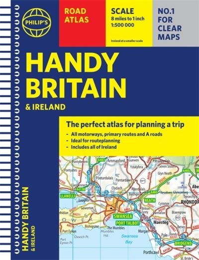 Philip's Handy Road Atlas Britain: (Spiral A5) - Philip's Road Atlases - Philip's Maps - Bøger - Octopus Publishing Group - 9781849075770 - 14. oktober 2021