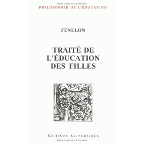 Cover for Fenelon · Traité de l'éducation des filles (Paperback Book) (1994)