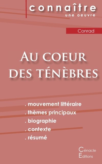Cover for Joseph Conrad · Fiche de lecture Au coeur des tenebres de Joseph Conrad (Analyse litteraire de reference et resume complet) (Pocketbok) (2022)