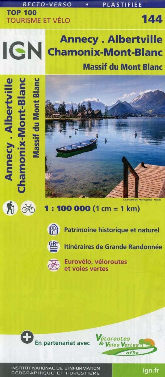 IGN TOP100: TOP100: 144 Annecy - Albertville Chamonix-Mont-Blanc - Calum Macleod - Bücher - IGN - 9782758543770 - 22. Mai 2018