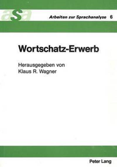 Cover for Wortschatz-Erwerb (Paperback Book) (1988)