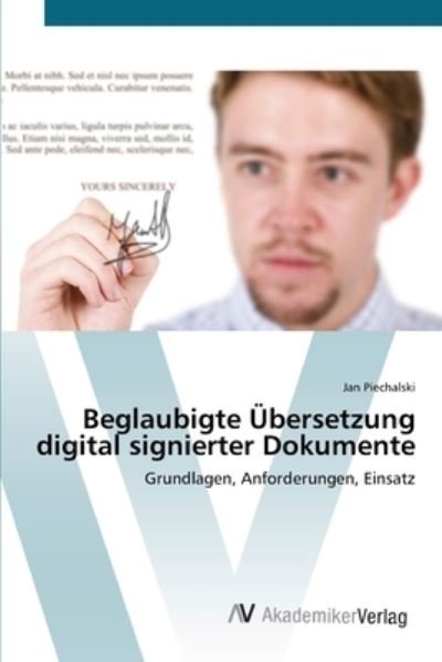 Cover for Piechalski · Beglaubigte Übersetzung digi (Book) (2012)