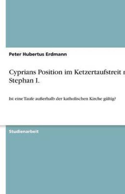 Cover for Erdmann · Cyprian (Book) [German edition] (2013)