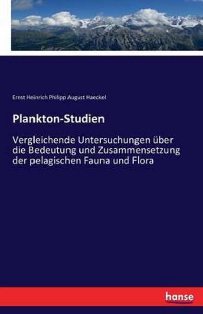 Cover for Haeckel · Plankton-Studien (Bok) (2016)