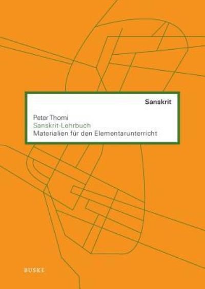 Cover for Peter Thomi · Sanskrit-Lehrbuch (Paperback Book) (2012)