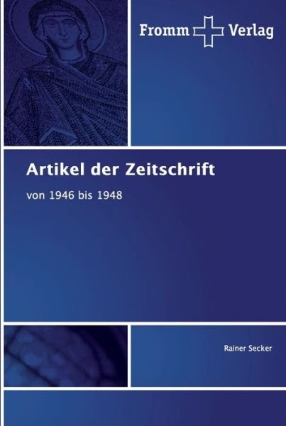 Cover for Secker · Artikel der Zeitschrift (Book) (2018)
